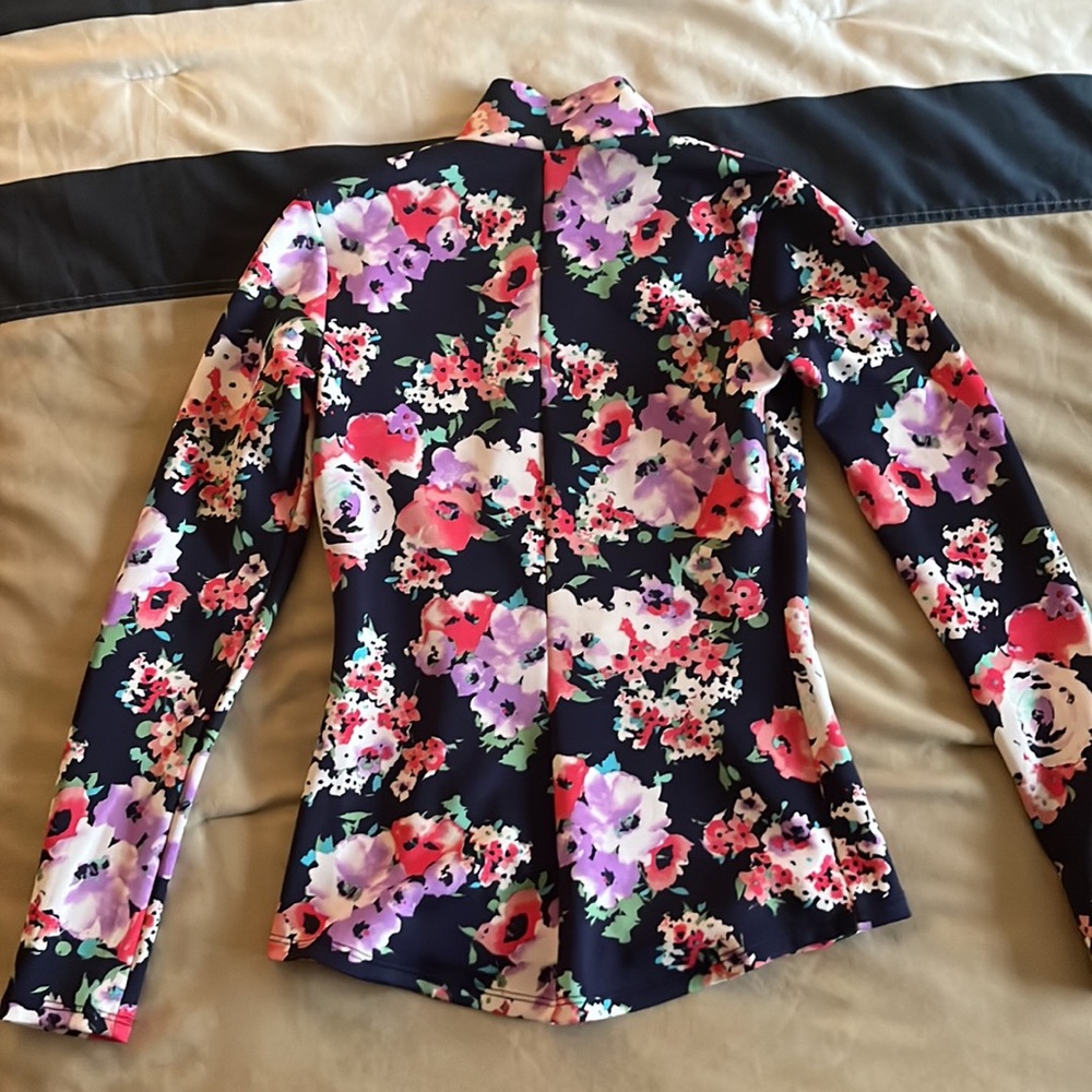 Floral Zip Up Spring Jacket - Picture 2 of 3
